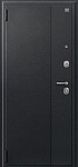 Дверь A-01 черный сатин - капучино 3д DIS007326 фото