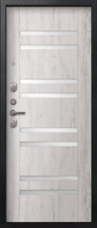 Товар Дверь V-07 Черный муар - Дуб пепельный DIS007350